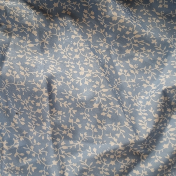 Blue Floral Tiered Dress - Picture 4 of 4